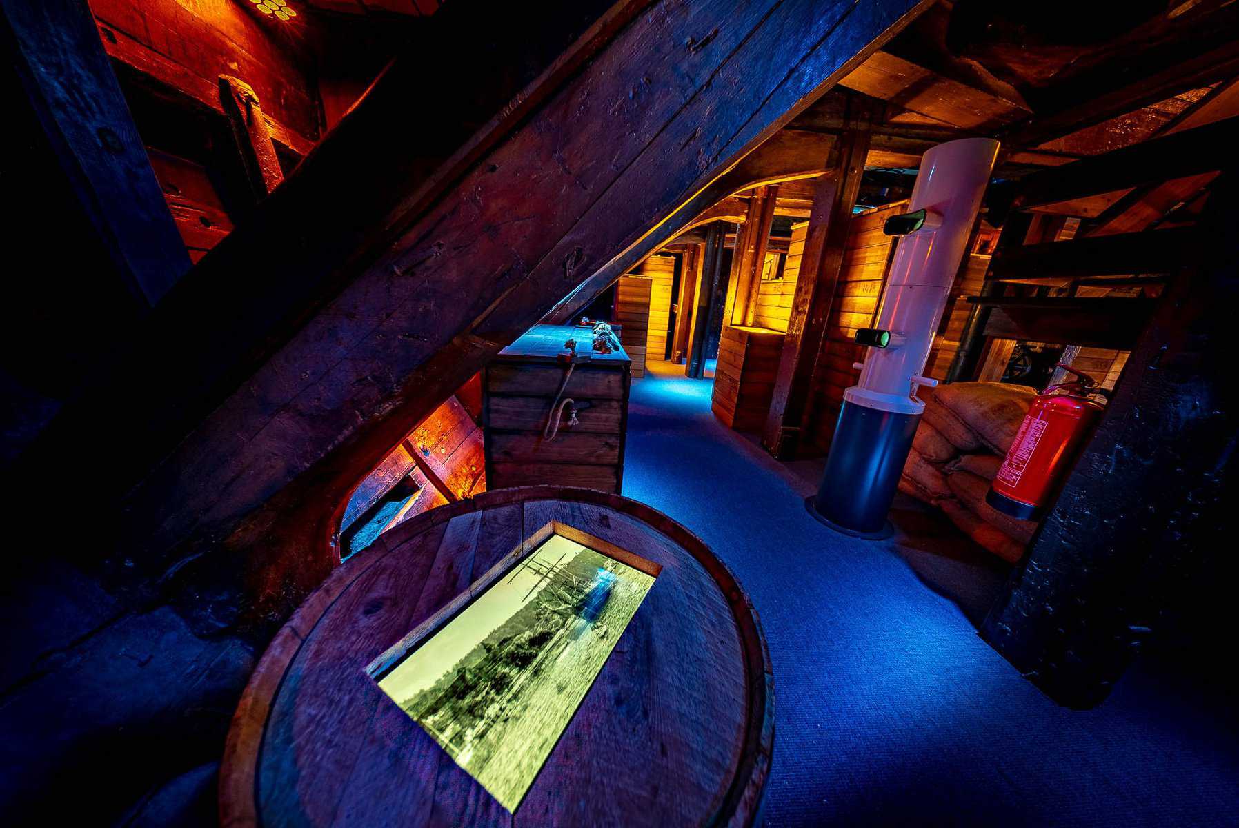 immersive interior of museum experience with loads of interactives