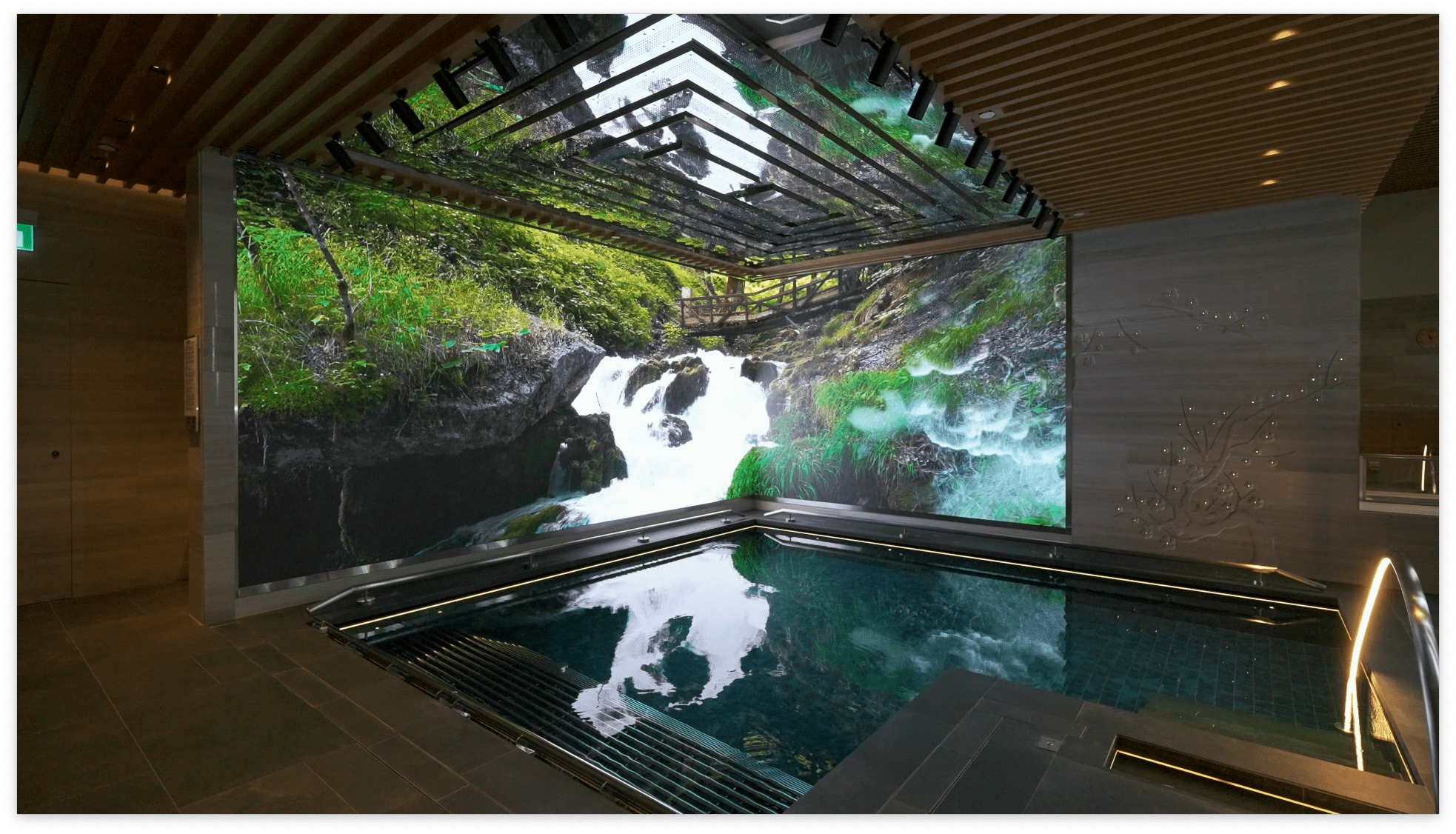 immersive spa experience in Macau showing SFX and LED screens